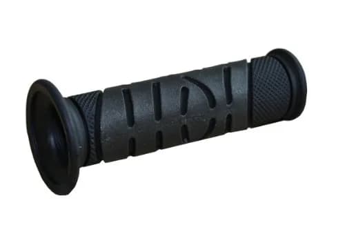Progrip 719 Superbike Grips Black/Titanium 125mm (4.92 inches) | Vibration Dampening Motorcycle Handlebar Grips thumbnail 1