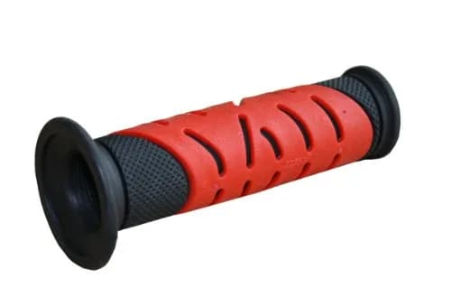 Progrip 719 Superbike Grips Black/Red 125mm (4.92 in) | Dual Density Gel System thumbnail 1