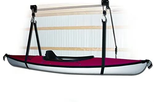 attwood Heavy-Duty Ceiling Hoist System for Kayaks & Bikes | Space-Saving Garage Storage Solution thumbnail 2