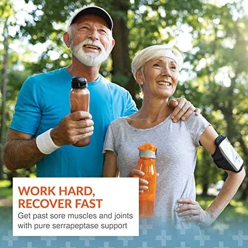 Arthur Andrew Medical Serretia 60 Capsules | Pure Serrapeptase Enzyme for Recovery & Sinus Support thumbnail 3