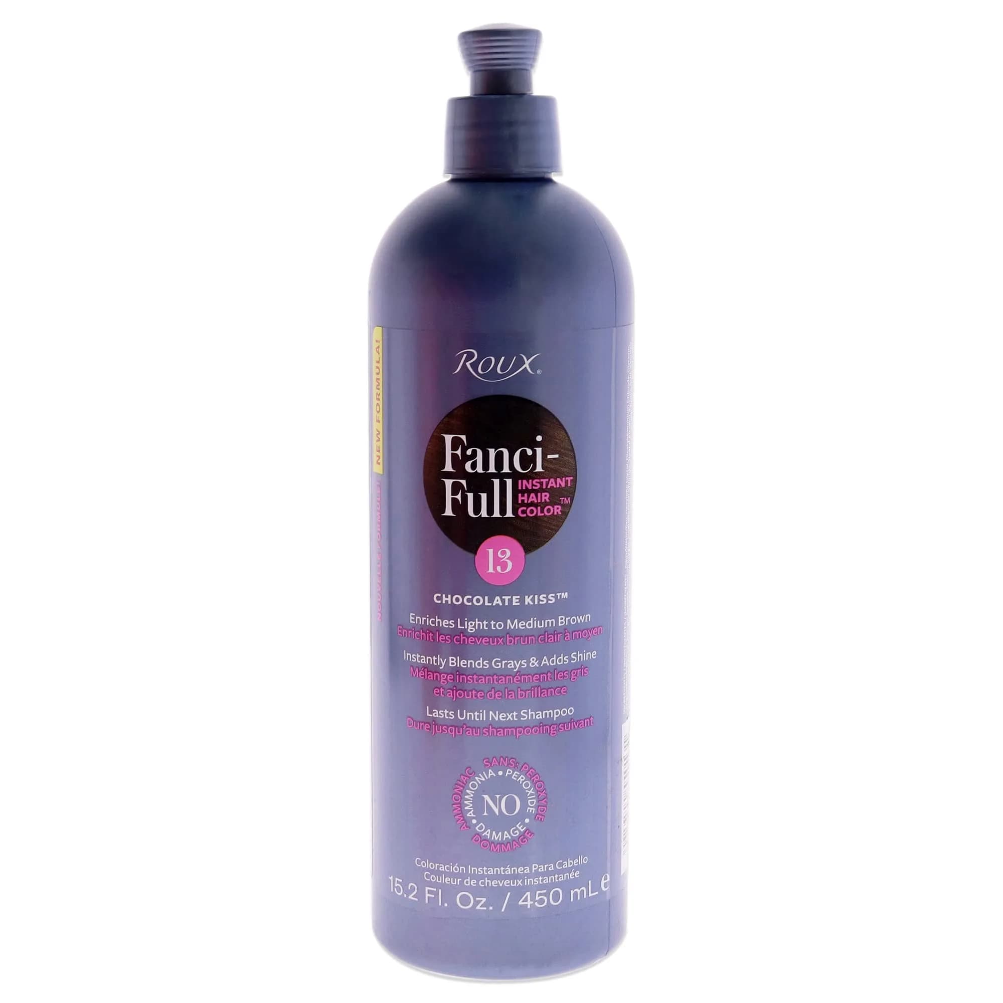 Roux Fanci-Full Instant Hair Color Rinse Silver Lining 378.54ml (15.2 Fl Oz) | Temporary Gray Blending — Chocolate Kiss