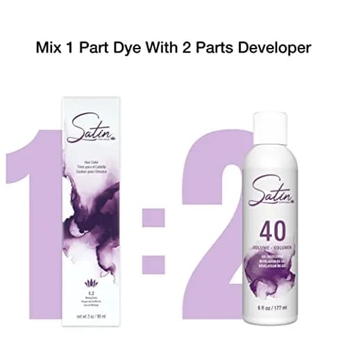 Satin Hair Color - ultra vivid fashion colors - 5N | Semi-permanent liquid dye for all hair types thumbnail 5