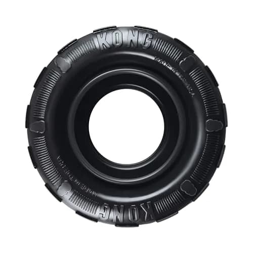 KONG Extreme Tires Natural Rubber Chew Toy for Small Dogs | Durable Treat Dispenser & Fetch Toy thumbnail 2