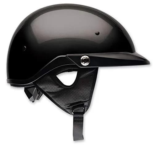 BELL Pit Boss Motorcycle Half Helmet - Black, X-Small/Small | Lightweight, DOT & FMVSS 218 Certified thumbnail 1