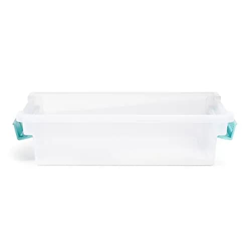 Sterilite Regular Clip Box Small Blue Plastic | Clear Lid & Base for Easy Identification thumbnail 3