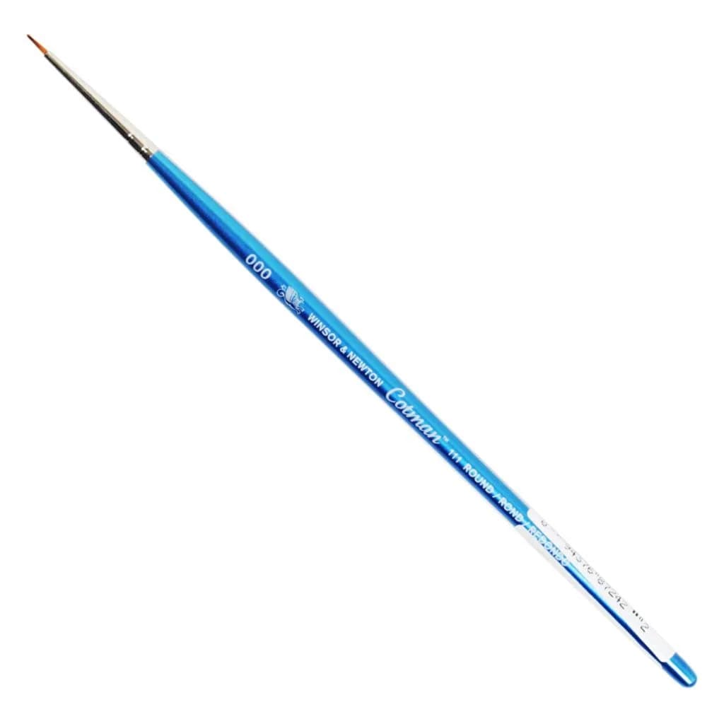 Winsor & Newton Cotman Series 111 Round Brush #000 (0.5 cm x 18.5 cm x 0.5 cm) | Fine Detail Watercolor Brush - main product image