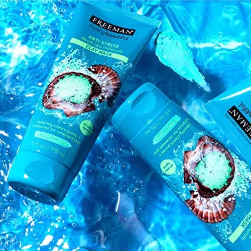 Freeman Anti-Stress Clay Mask with Dead Sea Minerals, Lavender & Sea Salt 175ml (6 fl. oz.) | Balances & Calms Skin thumbnail 5