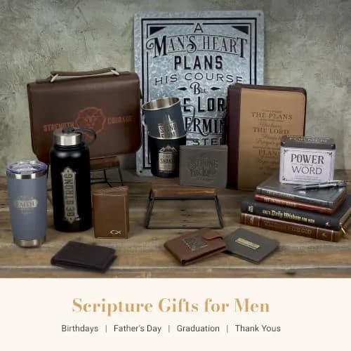 Christian Art Gifts Full Grain Leather Wallet for Men: Names of Jesus | Classic Brown Full Grain Leather Bi-Fold Wallet thumbnail 7