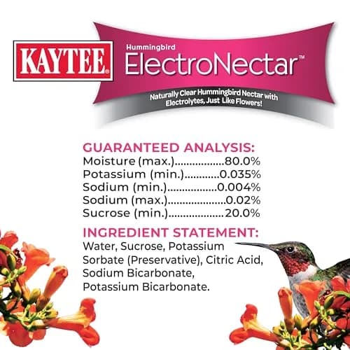 Kaytee Hummingbird ElectroNectar 64 oz | Hydrating Wild Bird Food with Electrolytes thumbnail 4
