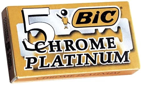 BIC Double Edge Razor Blades Chrome Platinum | Sharp, Durable & Long-Lasting thumbnail 2