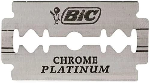 BIC Double Edge Razor Blades Chrome Platinum | Sharp, Durable & Long-Lasting thumbnail 3