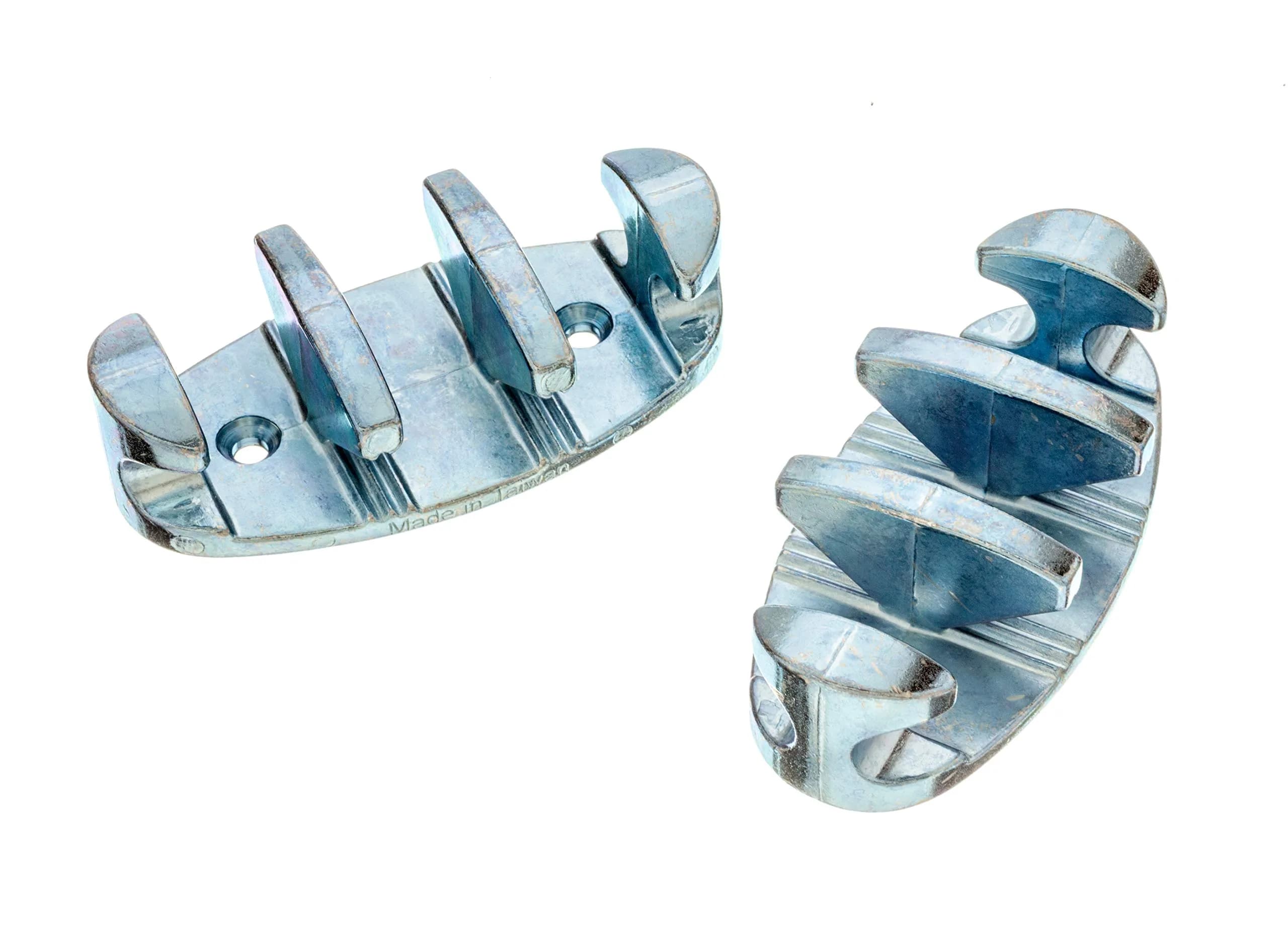 Attwood Zig Zag 4-inch Zinc Plated Rope Cleat | 10.2 cm (4 inch) Boat Deck Fitting