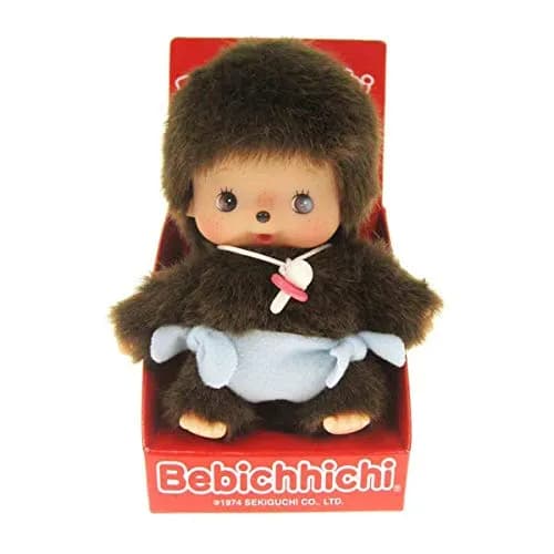 Sekiguchi Bebichhichi 16cm Classic Boy Europe | Monchhichi Doll in Display Box thumbnail 1
