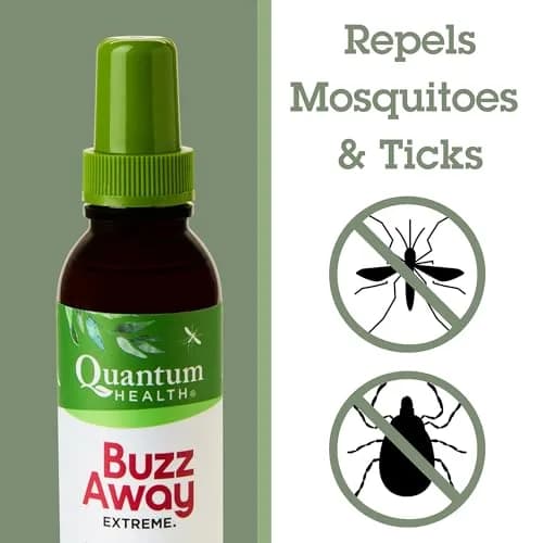 Quantum Buzz Away Extreme Mosquito & Tick DEET-Free Repellent 8 oz | Plant-Based, Citronella Scented, Kid & Family Friendly thumbnail 2