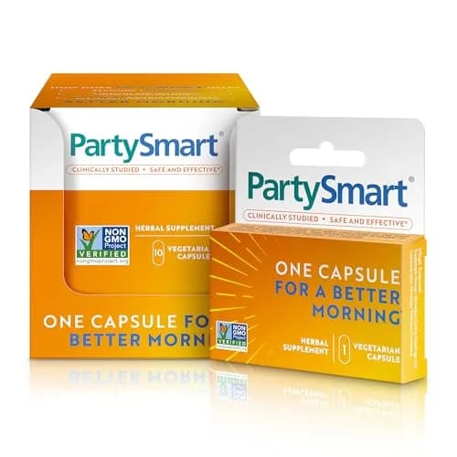 Himalaya PartySmart Liver Support 10 Capsules | Supports Alcohol Metabolism & Liver Health thumbnail 1