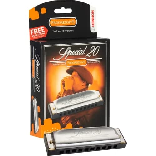 Hohner Special 20 Harmonica G | Smooth Reeds & Plastic Body for Folk & Rock (10 Hole, Key of G) thumbnail 2
