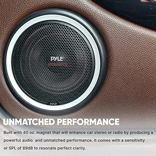 Pyle 8" Car Subwoofer Speaker - 800 Watt Dual 4 Ohm Voice Coil, 400W RMS, 2.27 kg (5 lb) | Powerful Vehicle Audio Bass Woofer thumbnail 7