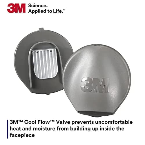 3M Full Facepiece Reusable Respirator 6800 | NIOSH Approved, Medium Fit, Large Lens, Silicone Seal thumbnail 6