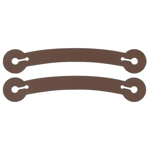 Tough 1 Curved Spur Tie Downs - Brown - Large/XLarge | Rubber Spur Securement thumbnail 1