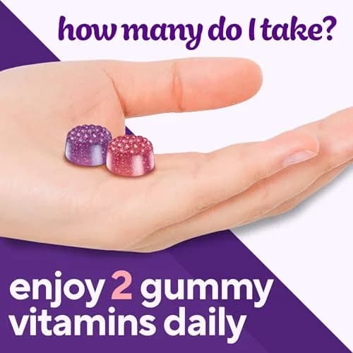 Vitafusion Women's Multivitamin Gummy 150 Count Berry Flavor | Supports Immune Health & Energy Metabolism thumbnail 9
