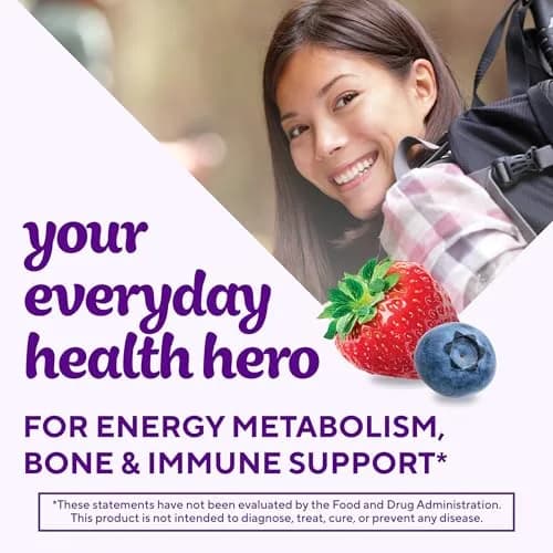 Vitafusion Women's Multivitamin Gummy 150 Count Berry Flavor | Supports Immune Health & Energy Metabolism thumbnail 3