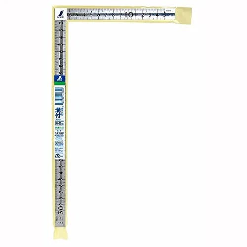 Shinwa Sokutei Curved Scale 30cm Stainless Steel Grooved Small | Precise DIY Tool thumbnail 2