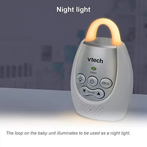 VTech Digital Audio Baby Monitor with 1,000 ft Range | Clear Sound & Night Light thumbnail 6