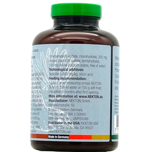 Nekton Biotin Bird Feathering Supplement 330g (11.64oz) | Promotes Healthy Plumage thumbnail 3