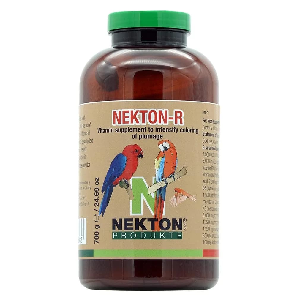 Nekton R Enhances Red Color in Birds, 150g | Supports Vibrant Feathers & Deepens Colors — 700 g