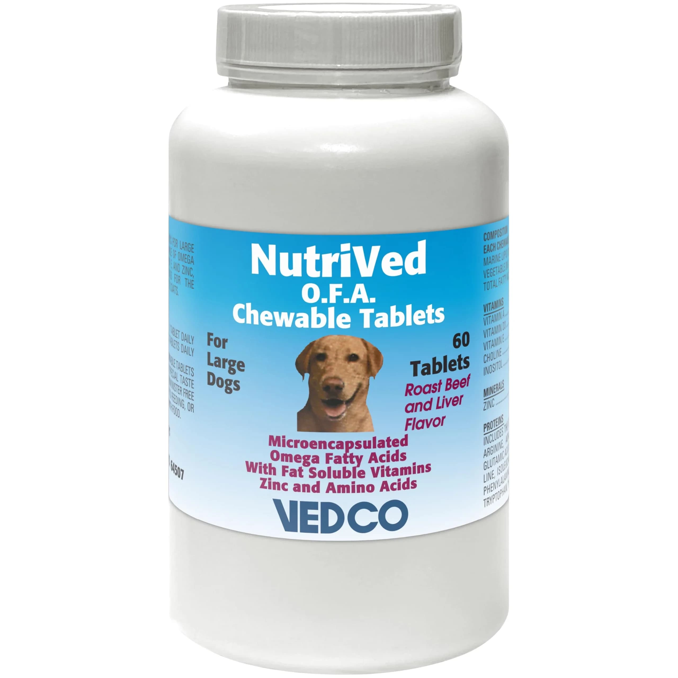 NutriVed Zinpro Dog Chewable Tablets 100 Count | Zinc Methionine Supplement for Canine Gut Health — Large Dog