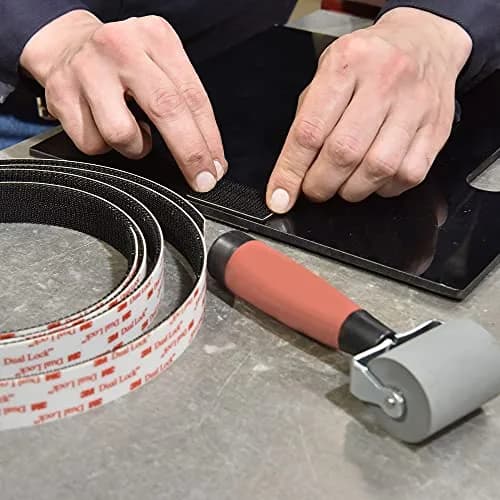 3M Dual Lock Reclosable Fasteners Heavy Duty Industrial Use Black TB3550 1" x 10 ft | Super strength, reusable, indoor/outdoor thumbnail 7