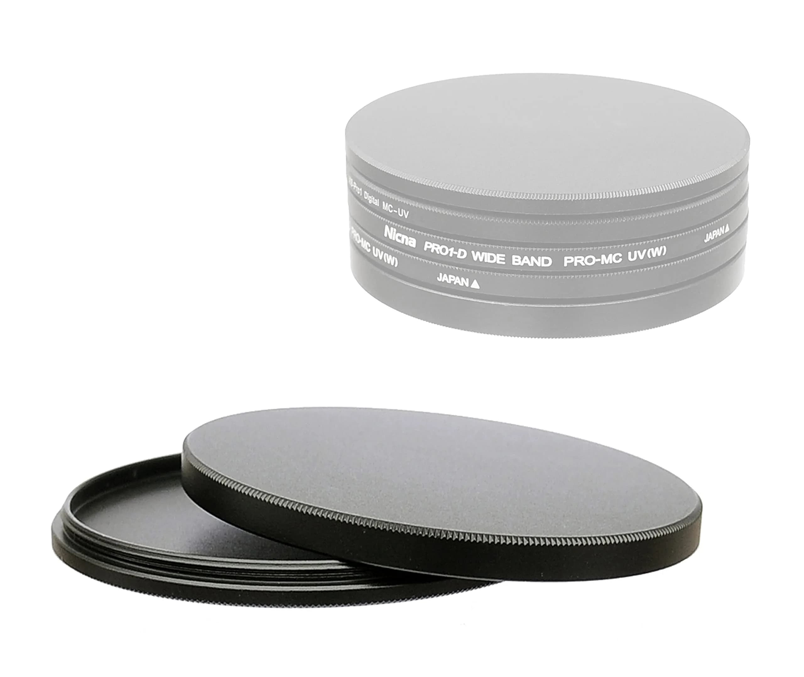 Fotasy 40.5mm Metal Filter Stack Cap Set | Protects Filters from Dust, Scratches & Fingerprints