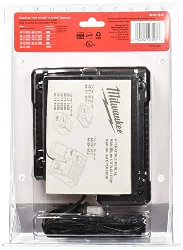 Milwaukee M12 & M18 18V/12V Multi-Voltage Lithium-Ion Battery Charger with Fuel Gauge | Charges 2 Batteries Simultaneously thumbnail 2