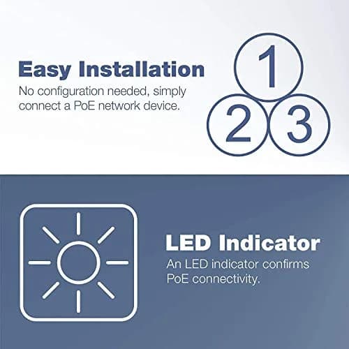 TRENDnet Gigabit Power Over Ethernet Injector, TPE-113GI | 100m PoE, 15.4W Power, Gigabit Ethernet, Wall-Mountable thumbnail 4