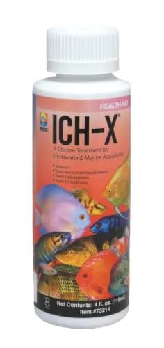Hikari Ich-X Aquarium Ich Treatment 118ml (4 fl. oz.) | Fast-Acting Formula for Fish Diseases thumbnail 1