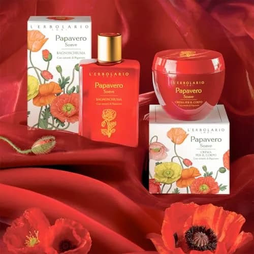 L'Erbolario Shower Gel – Antioxidant & Moisturizing Body Wash – Sensitive Skin – Floral Amber – Sweet Poppy – 8.4 oz thumbnail 6