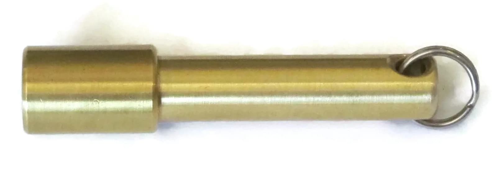Highlandhawker Rare Earth N52 Neodymium Keychain Magnet 10 lb Pull Strength | Brass Casing, 0.75" x 2.5" (1.9cm x 6.35cm) thumbnail 4