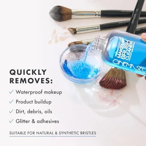 Cinema Secrets Original Vanilla Makeup Brush Cleaner Spray 59ml (2 fl oz) | Professional Rinse-Free Formula thumbnail 4