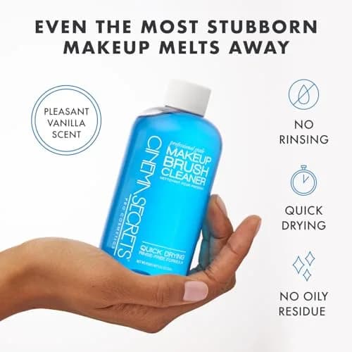 Cinema Secrets Original Vanilla Makeup Brush Cleaner Spray 59ml (2 fl oz) | Professional Rinse-Free Formula thumbnail 3