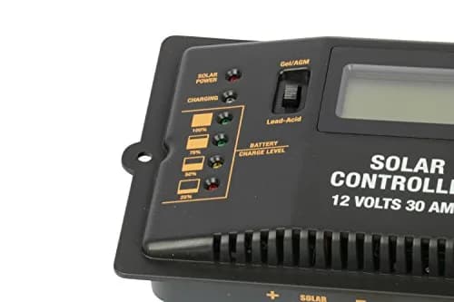 WirthCo Battery Doctor 23125 Digital Solar Controller 12 Volt 30 Amp | Charges & Maintains 12V Batteries thumbnail 2