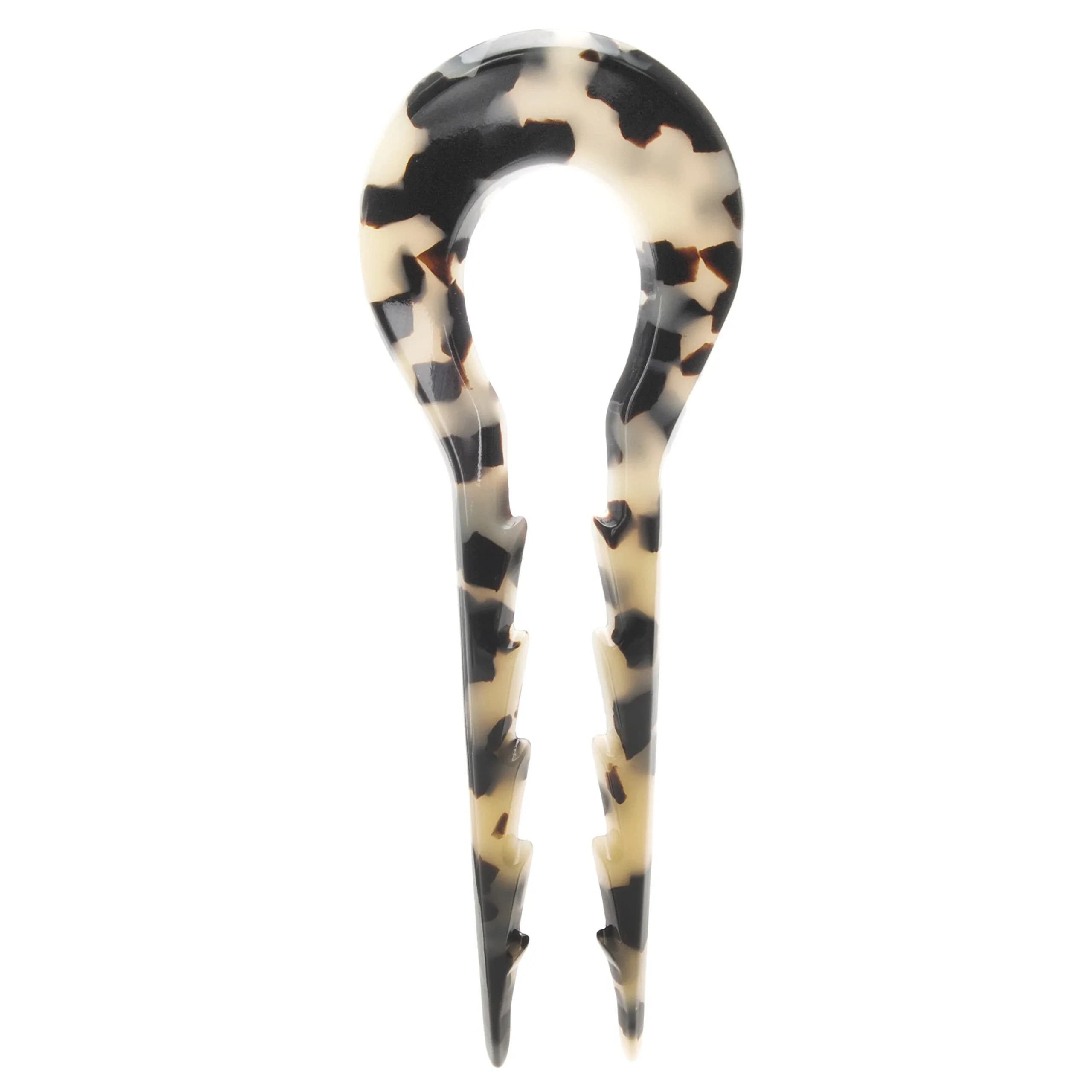 France Luxe Notched Chignon Pin Ivory Tokyo | Handmade in France for Secure Hold