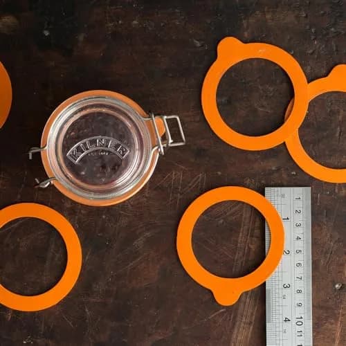 Kilner Rubber Seals for 4 oz Jars | 6-Pack (10ml) | Airtight Food-Safe Preservation thumbnail 3