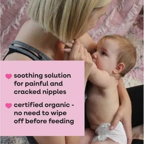 Bamboobies Organic Nipple Cream for Breastfeeding, 1 oz (28g) | USDA Certified Organic Soothing Balm thumbnail 2