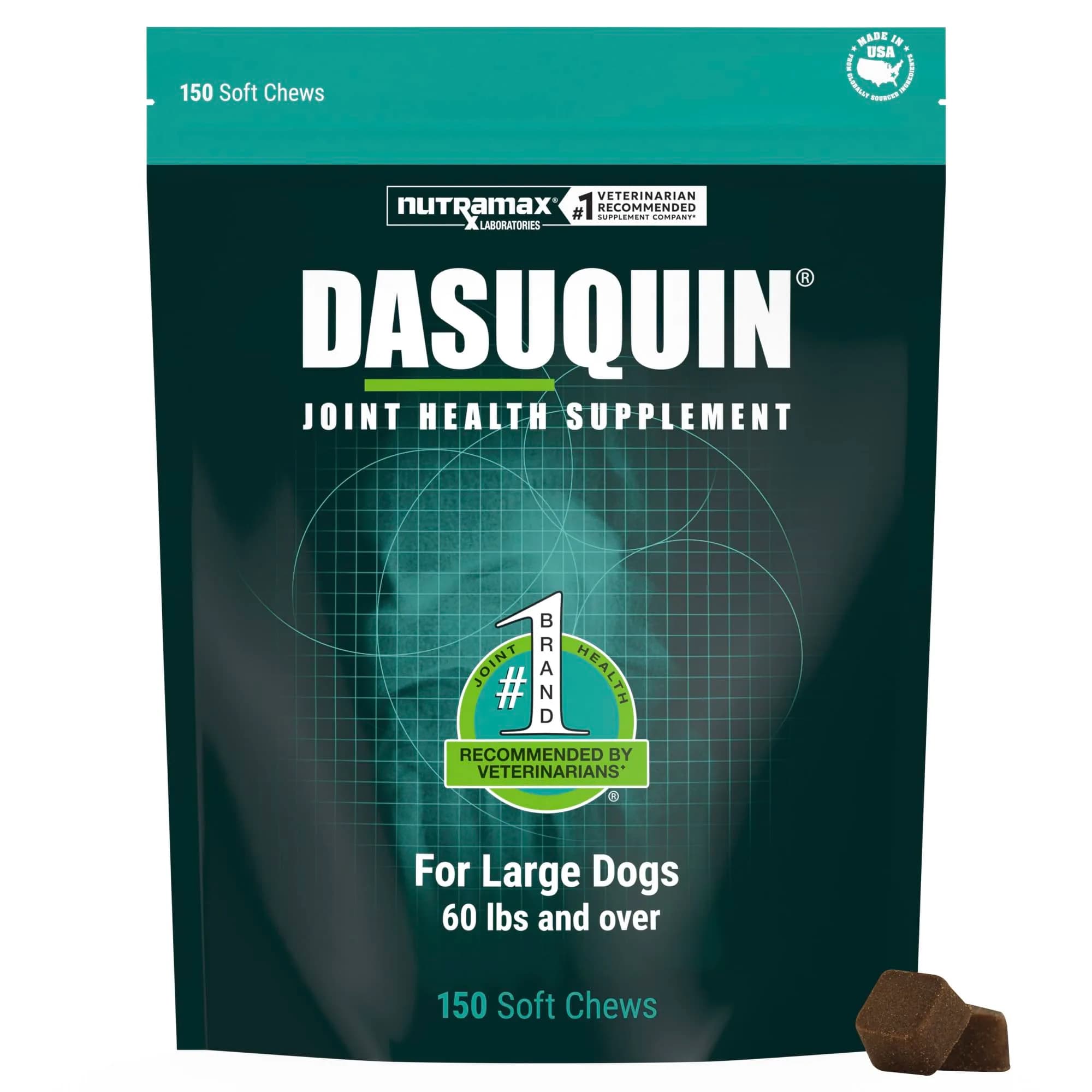 Nutramax Dasuquin Joint Supplement for Small/Med Dogs 84 Soft Chews | Supports Healthy Joints & Cartilage — Large Dog