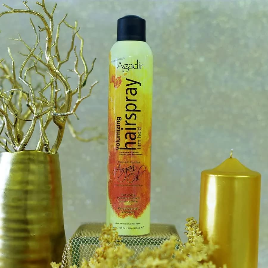 Agadir Volumizing Firm Hold Hair Spray 310.53ml (10.5 oz) | Humidity Resistant thumbnail 6