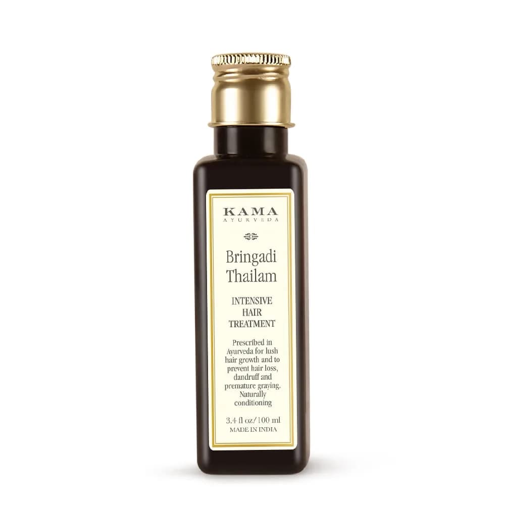 Kama Ayurveda Bringadi Intensive Hair Treatment 100ml | Ayurvedic Hair Growth Oil for All Hair Types - main product image