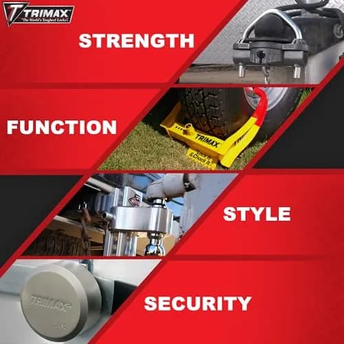 Trimax TRZ6AL Razor XTR 6" Adjustable Drop Hitch | 10,000 LB Capacity, Polished Aluminum thumbnail 5
