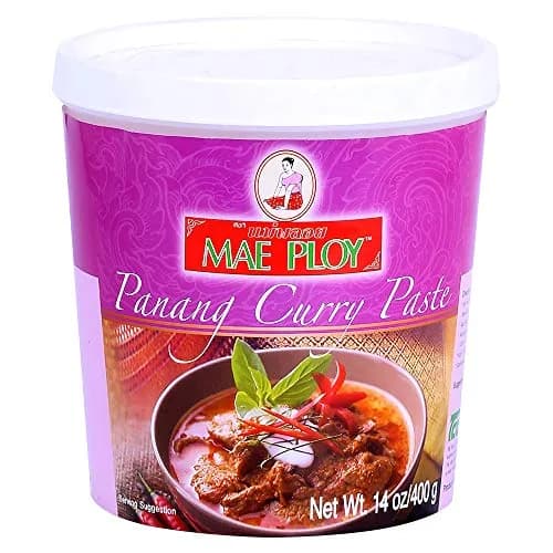 Mae Ploy Panang Curry Paste 14 oz (397 g) | Authentic Thai Flavor for Curries & Soups thumbnail 1