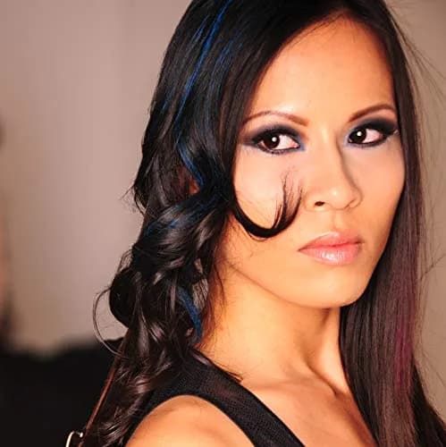 Color Me Blue Hair Mascara Temporary Root Touch Up 7.39ml (0.25 Fl Oz) | Washes Out with Shampoo thumbnail 4