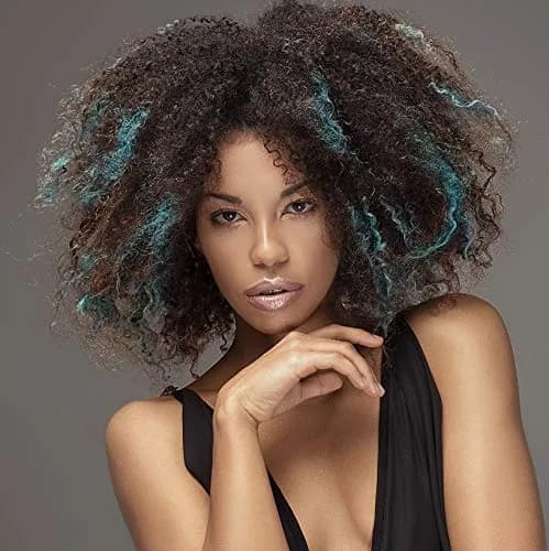 Color Me Blue Hair Mascara Temporary Root Touch Up 7.39ml (0.25 Fl Oz) | Washes Out with Shampoo thumbnail 5